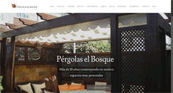 Desktop Screenshot of pergolaselbosque.com